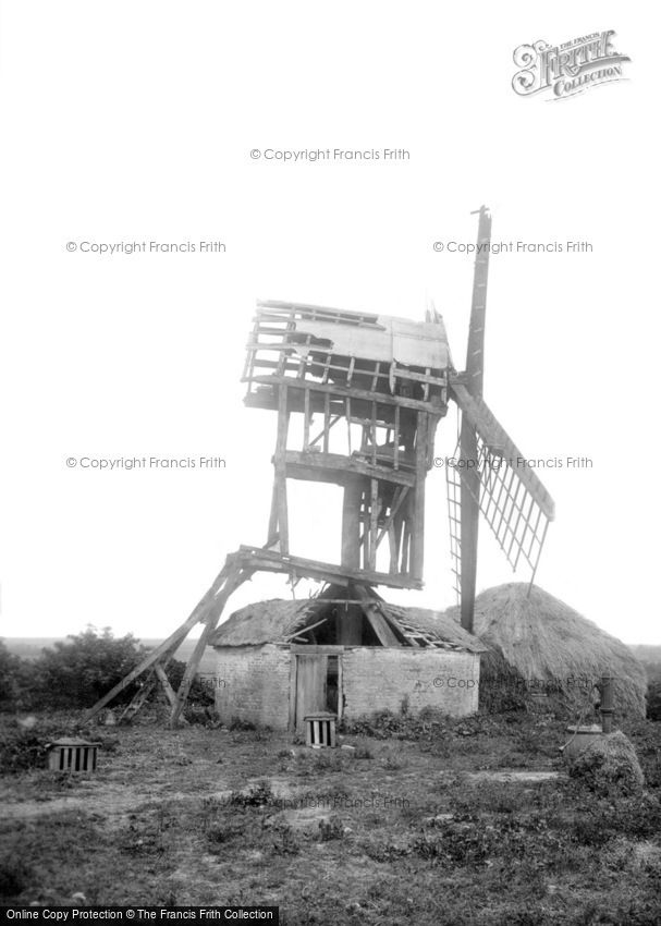 Madingley, the Ruined Windmill 1909