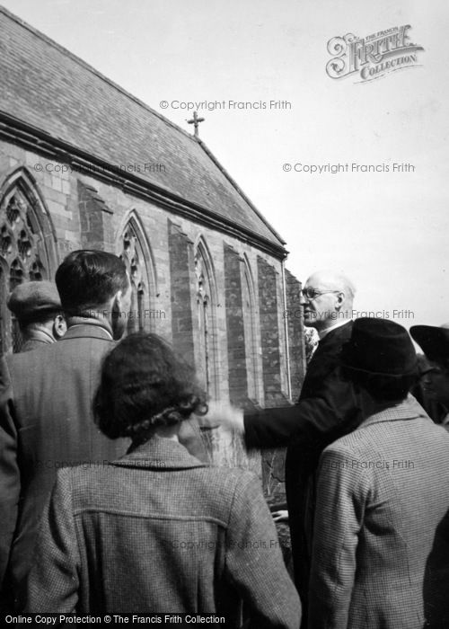 Photo of Madley, Church, The Vicar c.1950