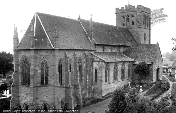 Photo of Madley, The Church From The Vicarage c.1955