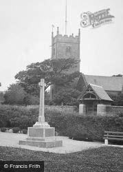 St Maddern's Church And War Memorial 1920, Madron
