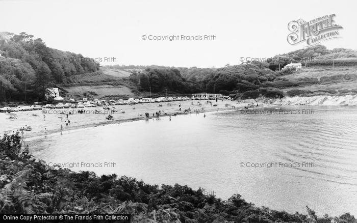 Photo of Maenporth, Beach c.1960