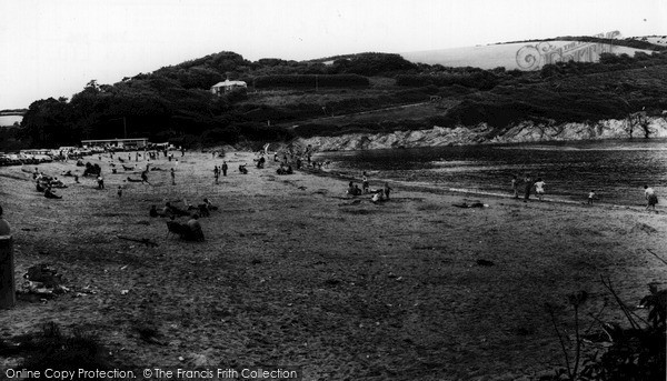 Photo of Maenporth, Beach c.1960
