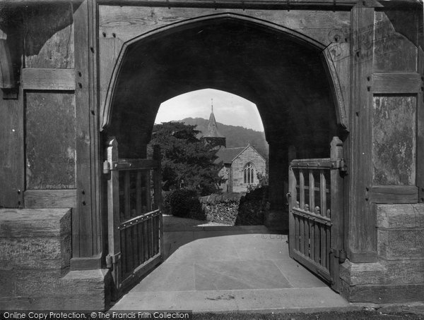 Photo of Maentwrog, Church Through Lychgate 1935