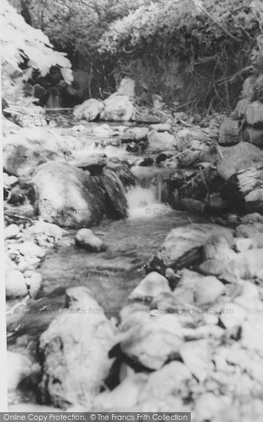 Photo of Maerdy, The Waterfall c.1960