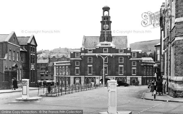 Photo of Maesteg, The Town Hall c.1955