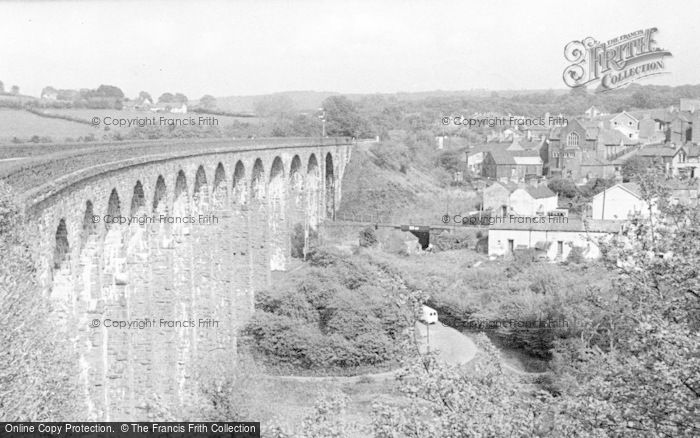 Photo of Maesycwmmer, The Viaduct c.1955
