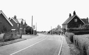 Magham Down, the Red Lion and Post Office c1955