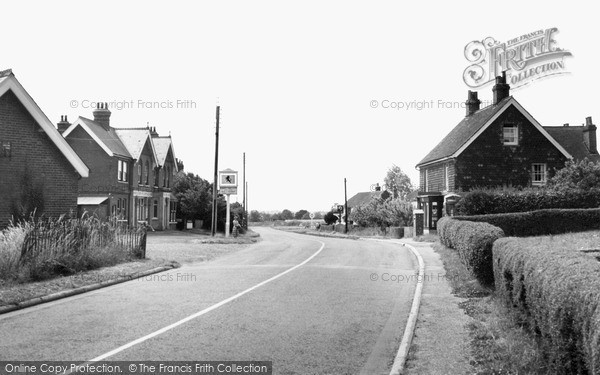 Photo of Magham Down, the Red Lion and Post Office c1955