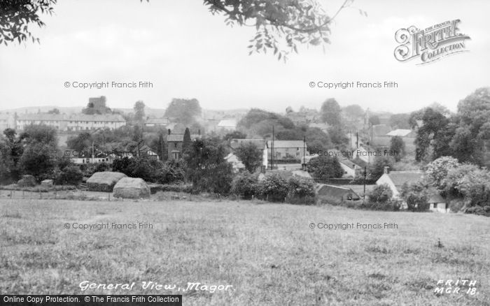 Photo of Magor, General View c.1955