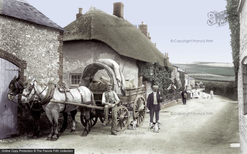 Maiden Newton, Dorchester Road 1906