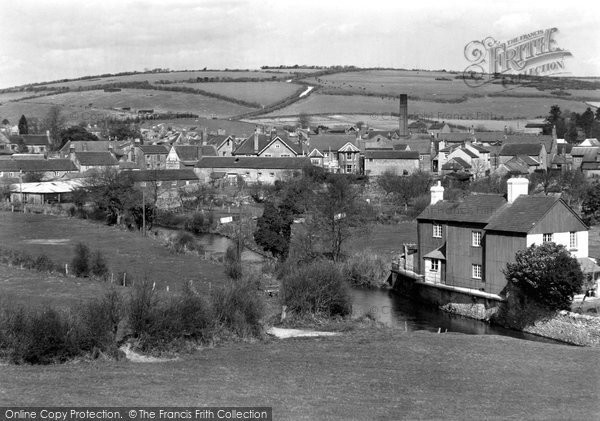 Photo of Maiden Newton, From Frome Hill c.1955