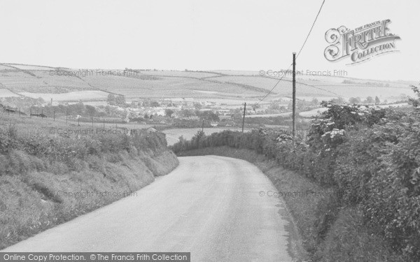 Photo of Maiden Newton, General View Crewkerne Road c.1960