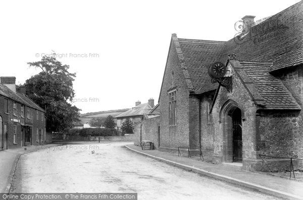 Photo of Maiden Newton, Schools And Post Office 1906