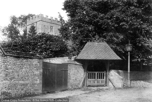 Photo of Maiden Newton, St Mary's Church And Lychgate 1906