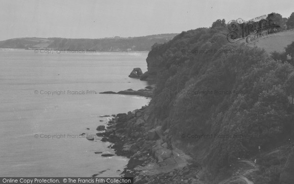 Photo of Maidencombe, Cliffs Looking West c.1950
