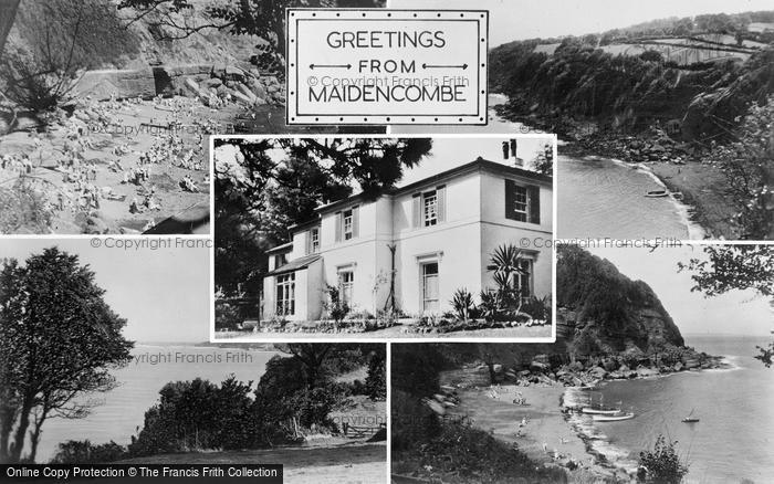 Photo of Maidencombe, Composite c.1960