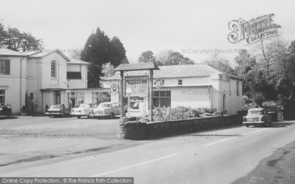 Photo of Maidencombe, Entrance And Car Park, Maidencombe House Hotel c.1960