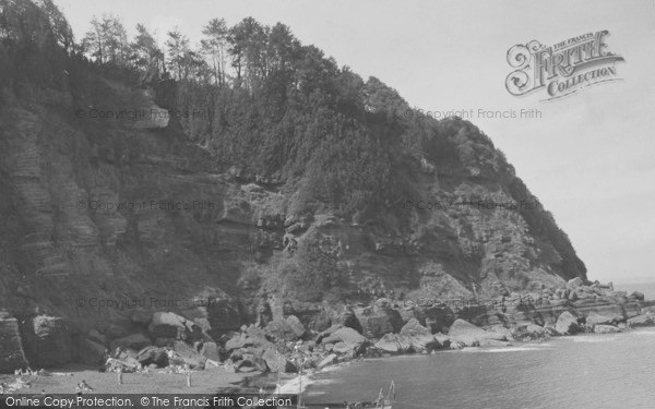 Photo of Maidencombe, Rocks And Beach c.1950