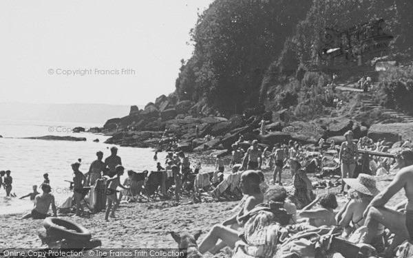 Photo of Maidencombe, The Beach And Headland c.1955