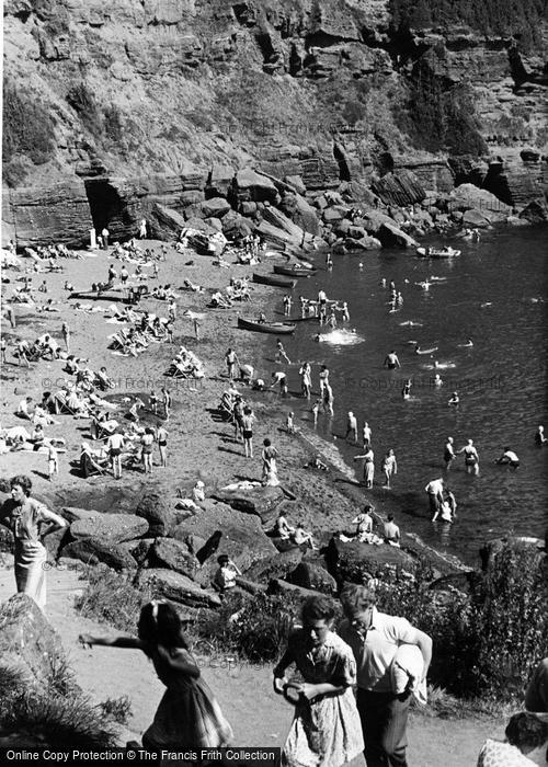 Photo of Maidencombe, The Beach c.1955