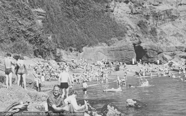 Photo of Maidencombe, The Beach c.1955