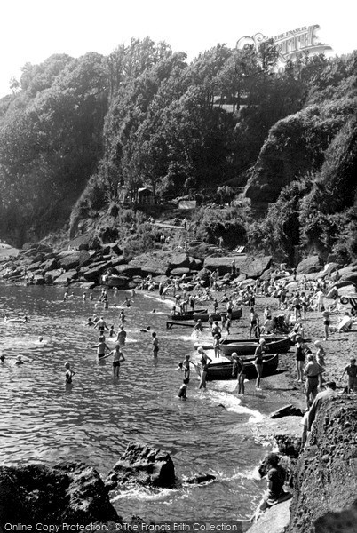 Photo of Maidencombe, The Beach c.1955