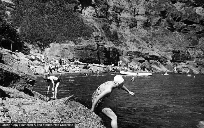 Photo of Maidencombe, The Beach c.1955