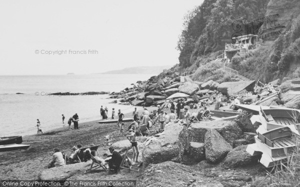 Photo of Maidencombe, The Beach c.1960