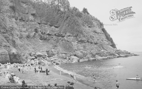 Photo of Maidencombe, The Beach c.1960