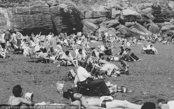 Photo of Maidencombe, The Beach c.1965