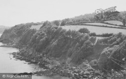 The Beach From East Cliff c.1950, Maidencombe