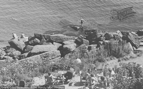 Photo of Maidencombe, View From The Beach Steps c.1955