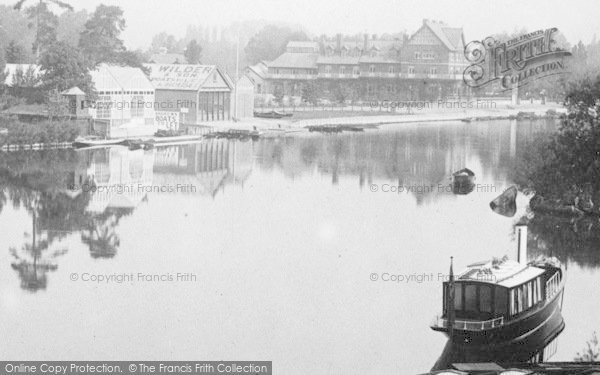 Photo of Maidenhead, Boathouses And Thames Hotel 1893