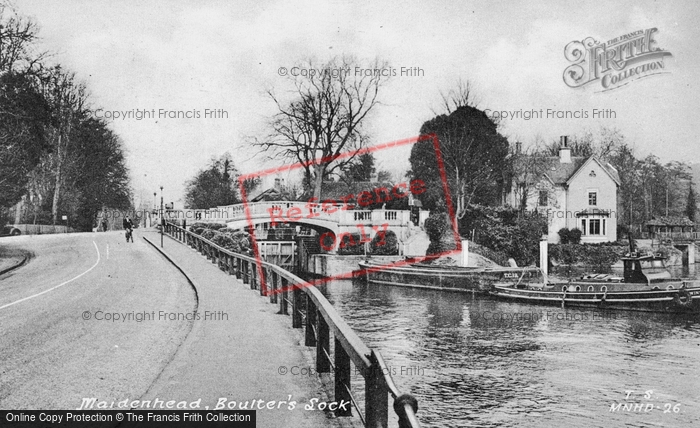 Photo of Maidenhead, Boulter's Lock c.1955