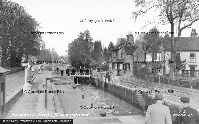 Photo of Maidenhead, Boulter's Lock c.1955