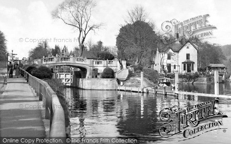 Photo of Maidenhead, Boulter's Lock c.1955