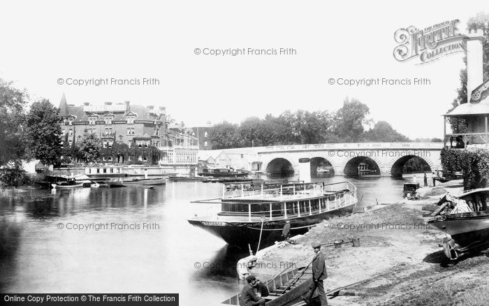 Photo of Maidenhead, Bridge And Riviera Hotel 1898
