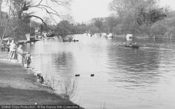 Photo of Maidenhead, By The River  c.1955