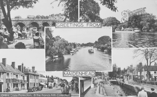 Photo of Maidenhead, Composite c.1955