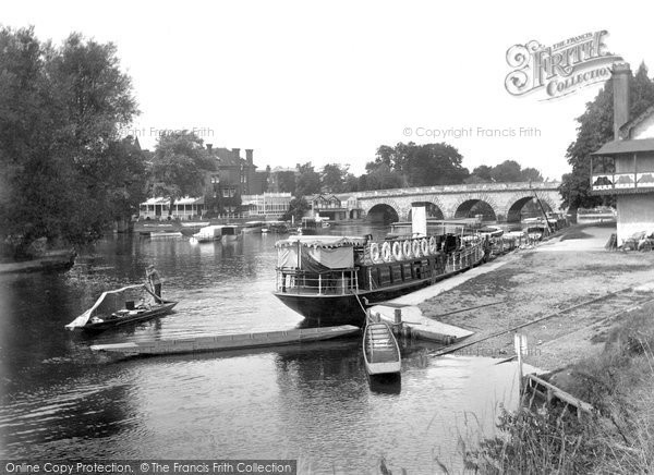 Photo of Maidenhead, River Thames And Bridge 1925