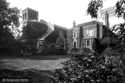 St Mary's Church And Vicarage 1911, Maidenhead