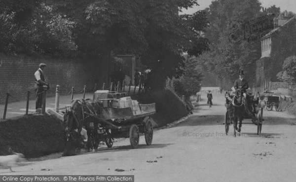 Photo of Maidenhead, Traffic On Castle Hill  1904
