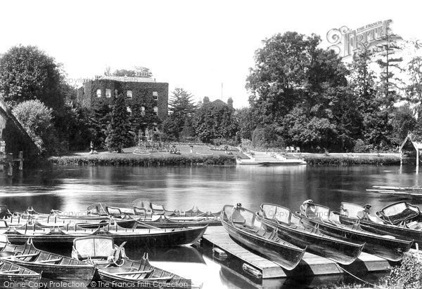 Photo of Maidenhead, view across the River Thames 1899