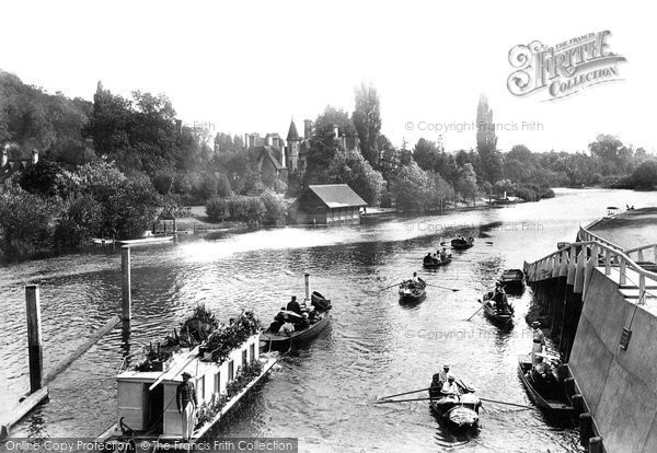 Photo of Maidenhead, View From Boulter's Lock 1896