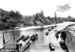View From Boulter's Lock 1896, Maidenhead