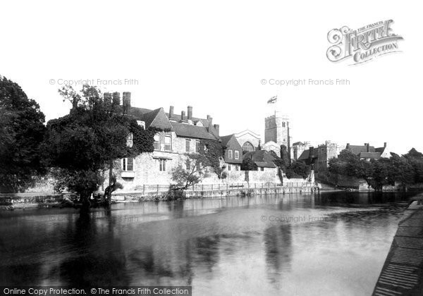 Photo of Maidstone, All Saints' Church And Archbishop's Palace 1898