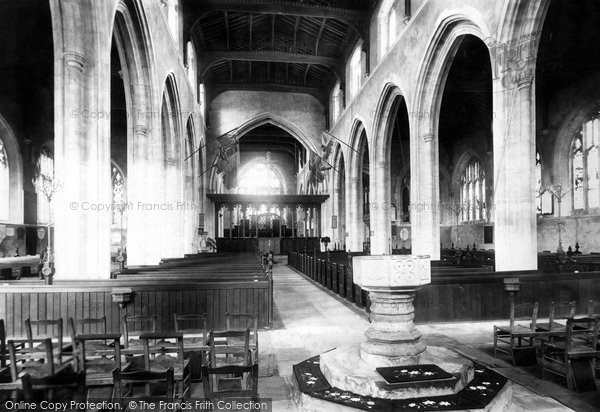 Photo of Maidstone, All Saints' Church Interior 1898