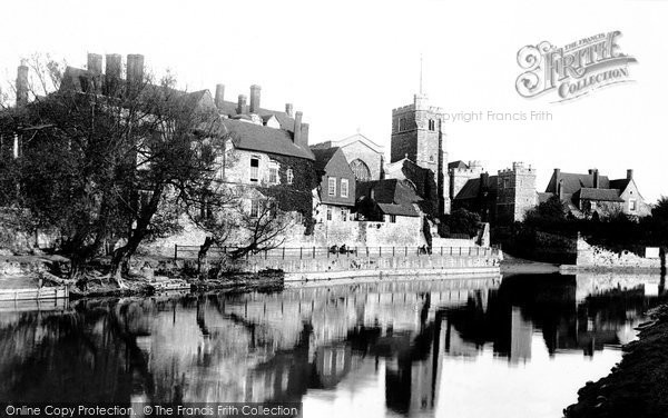 Photo of Maidstone, Archbishop's Palace And All Saints' Church 1892