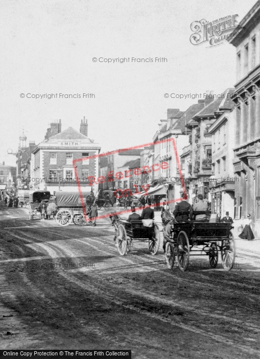 Photo of Maidstone, Carriages On The High Street 1898