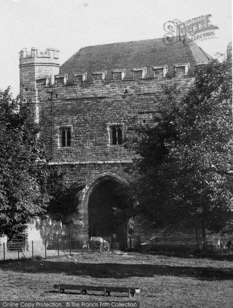 Photo of Maidstone, College Gate 1898